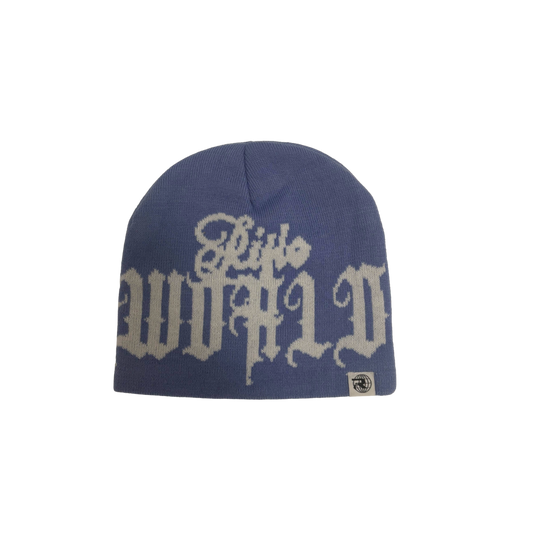 blue beanie rifle world